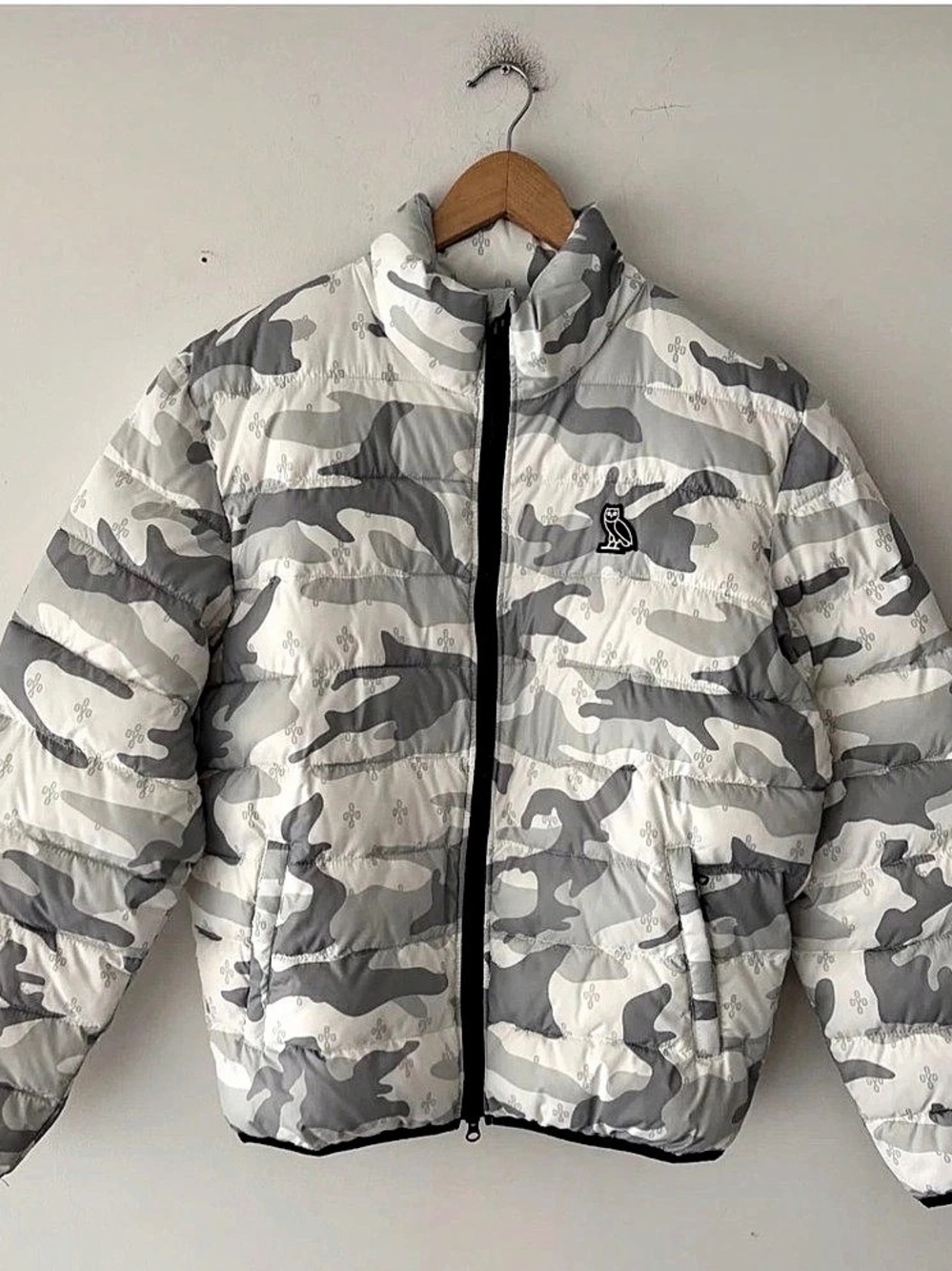 OVO October's Very Own Primaloft Mens Camo Puffer Jacket Size M